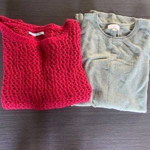 Loft & Maurices sweaters